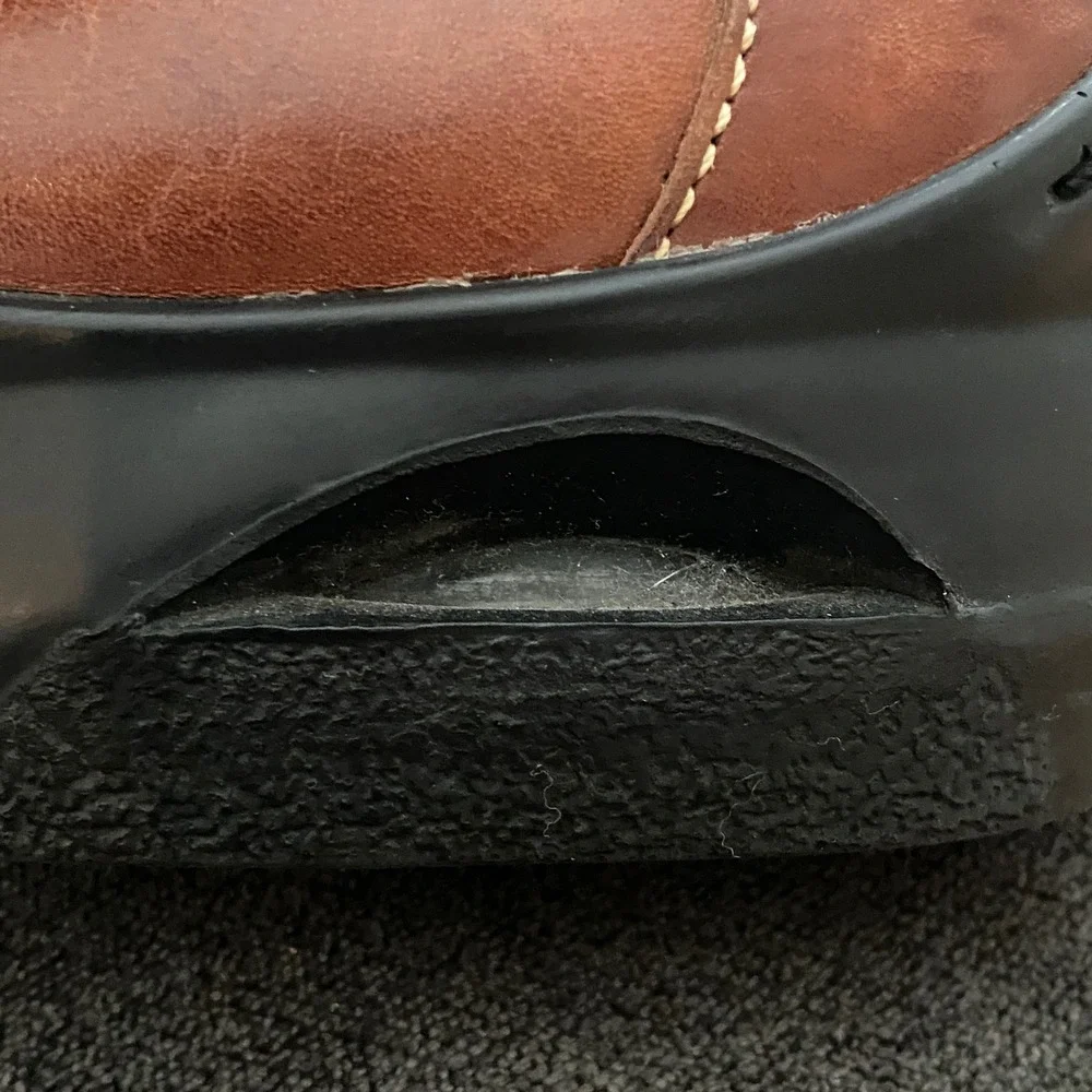 Cole Haan Air Santa Barbara Loafers Mens 10 Brown Leather Slip On Moccasin Toe
